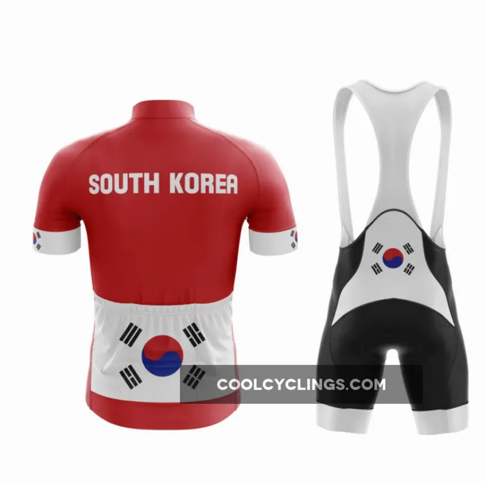 Korea Cycling Kit - Red/White/Black