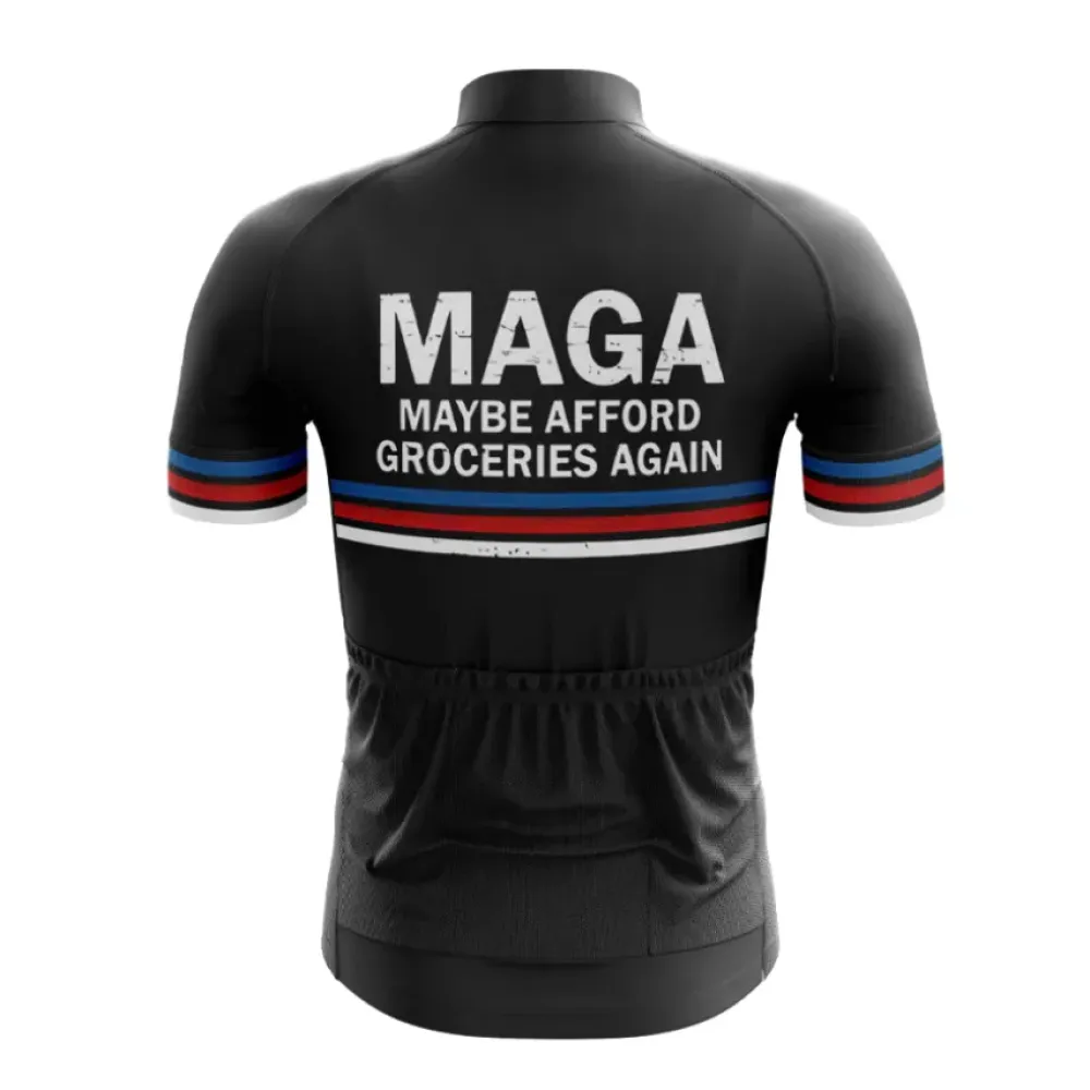 MAGA Cycling Jersey/Black/Red/Blue