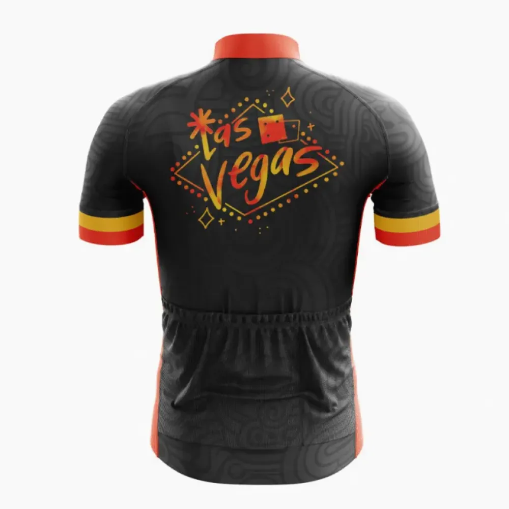 Vegas Showbiz Cycling Jersey Bold Design/Black/Red/Yellow