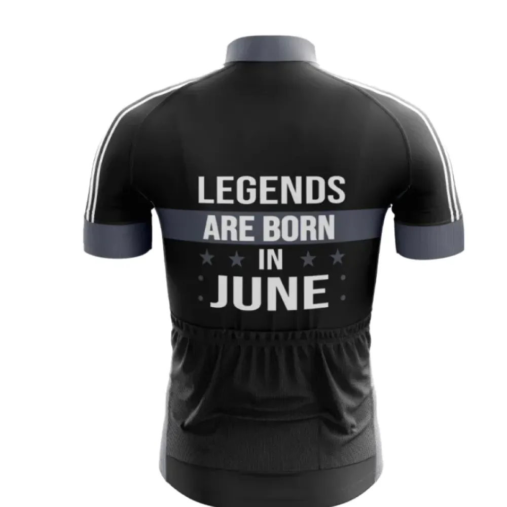 Legends Cycling Jersey/Black/Grey/White