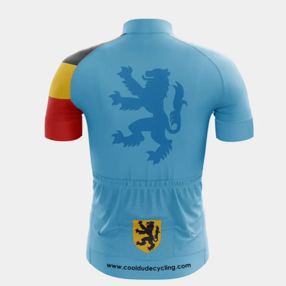 Vlaanderen Cycling Jersey Yellow/Red/Black