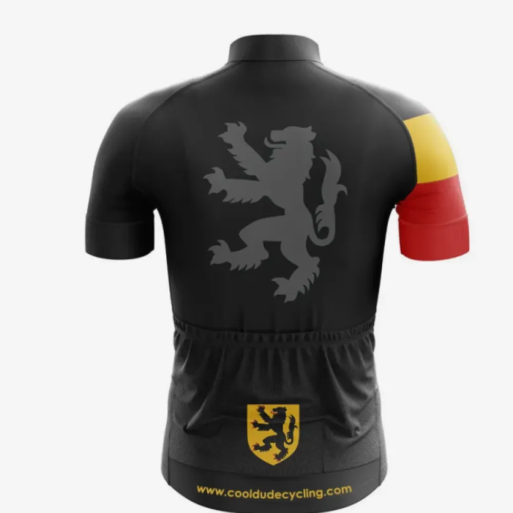 Vlaanderen Cycling Jersey Yellow/Red/Black