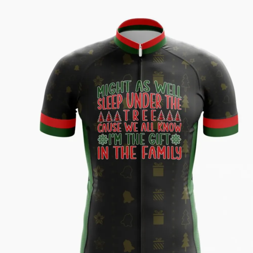 Best Gift in the Family Cycling Jersey/White/Green/Red