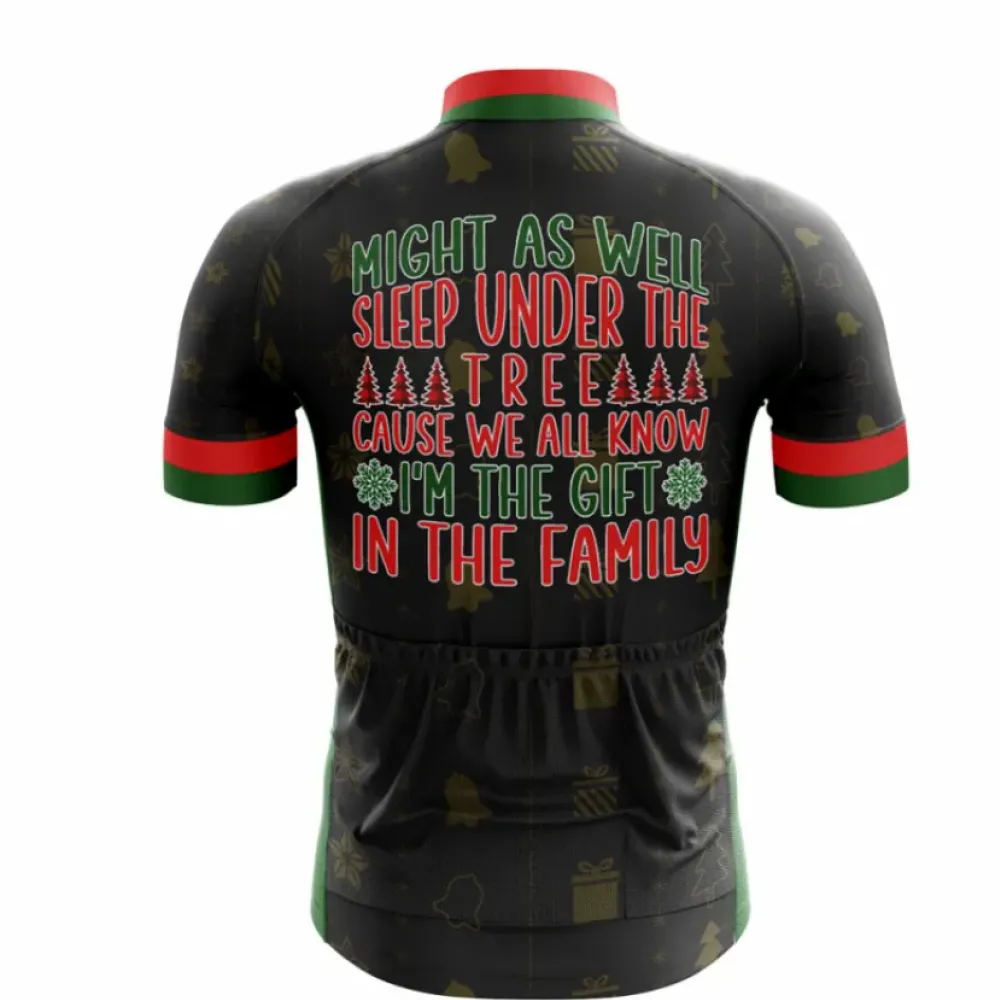 Best Gift in the Family Cycling Jersey/White/Green/Red