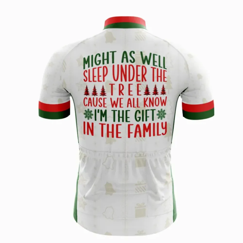 Best Gift in the Family Cycling Jersey/White/Green/Red