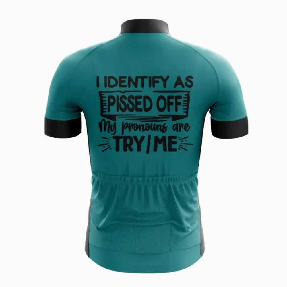 Try/Me Cycling Jersey Teal/Black
