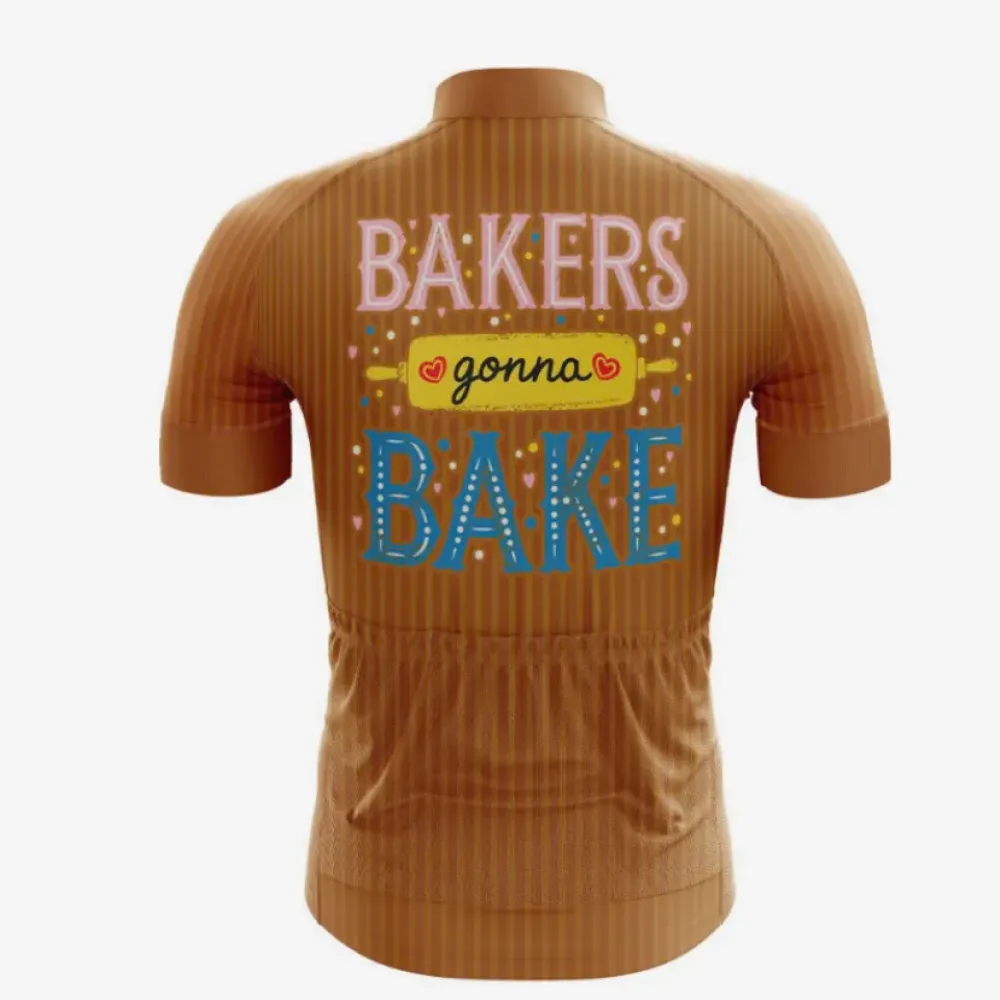 Bakers Gonna Bake Brown Cycling Jersey