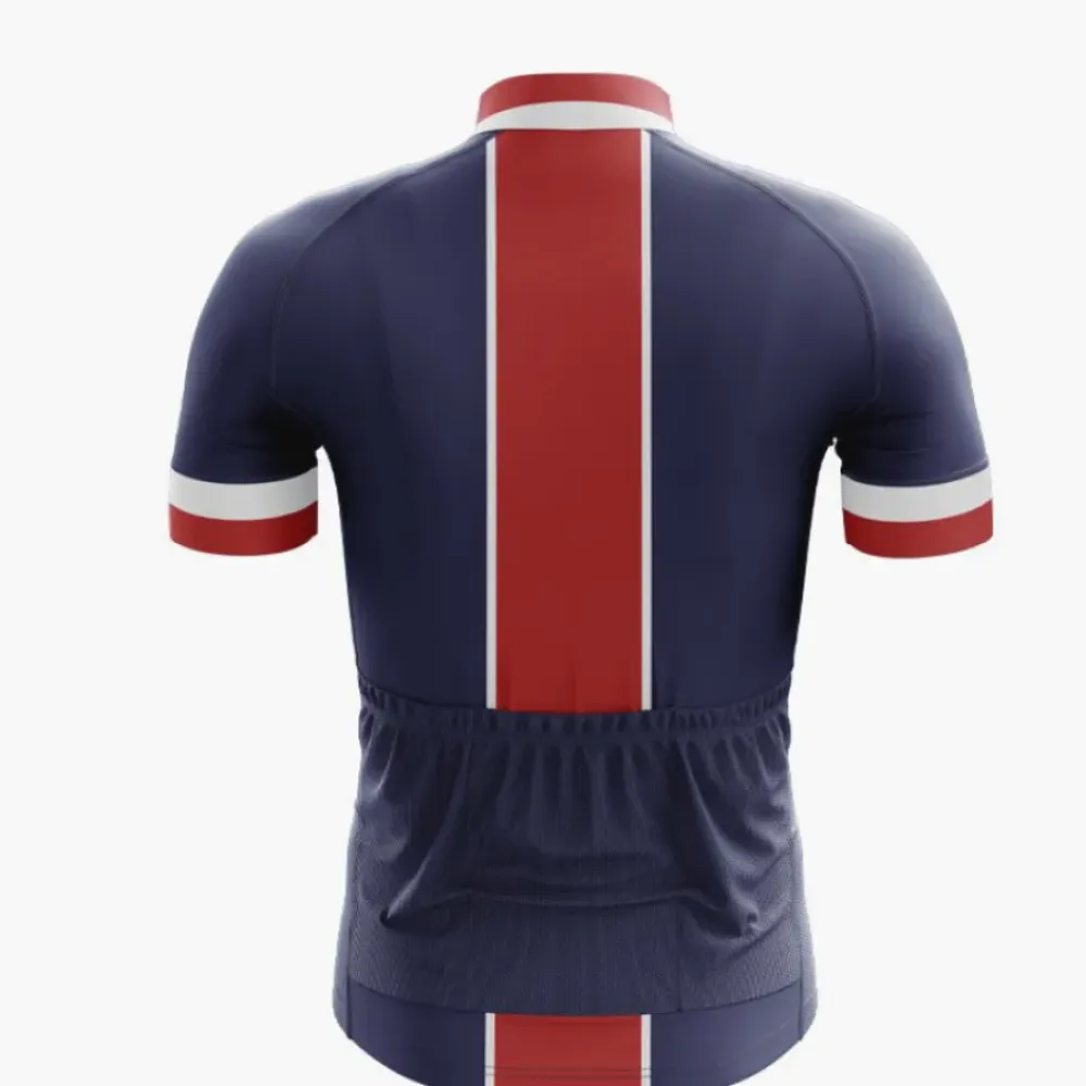 Paris Football Cycling Jersey Navy/Red/White