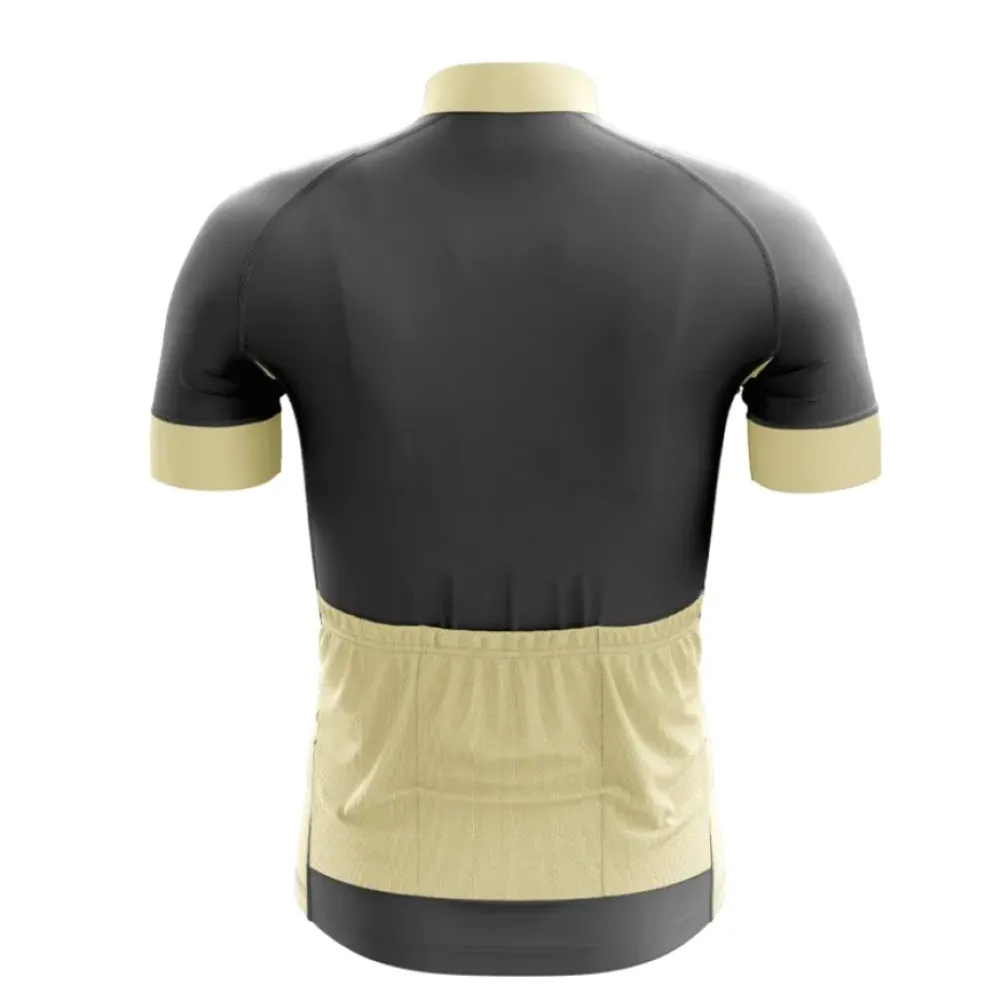 Coffee & Jesus Ride in Style Cycling Jersey Black/Gold
