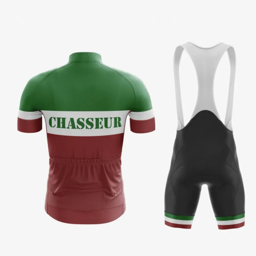 Chasseur Cycling Kit Green/Burgundy/White