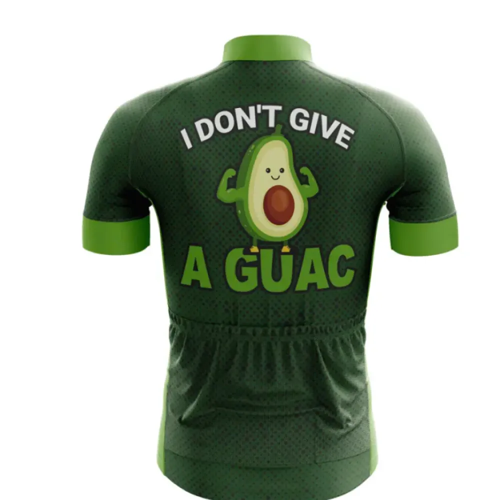 Green Avocado Cycling Jersey Fun Saying