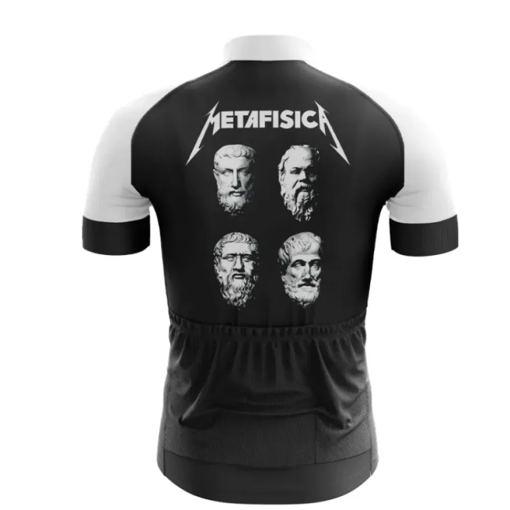 Metafisica Cycling Jersey Black/White