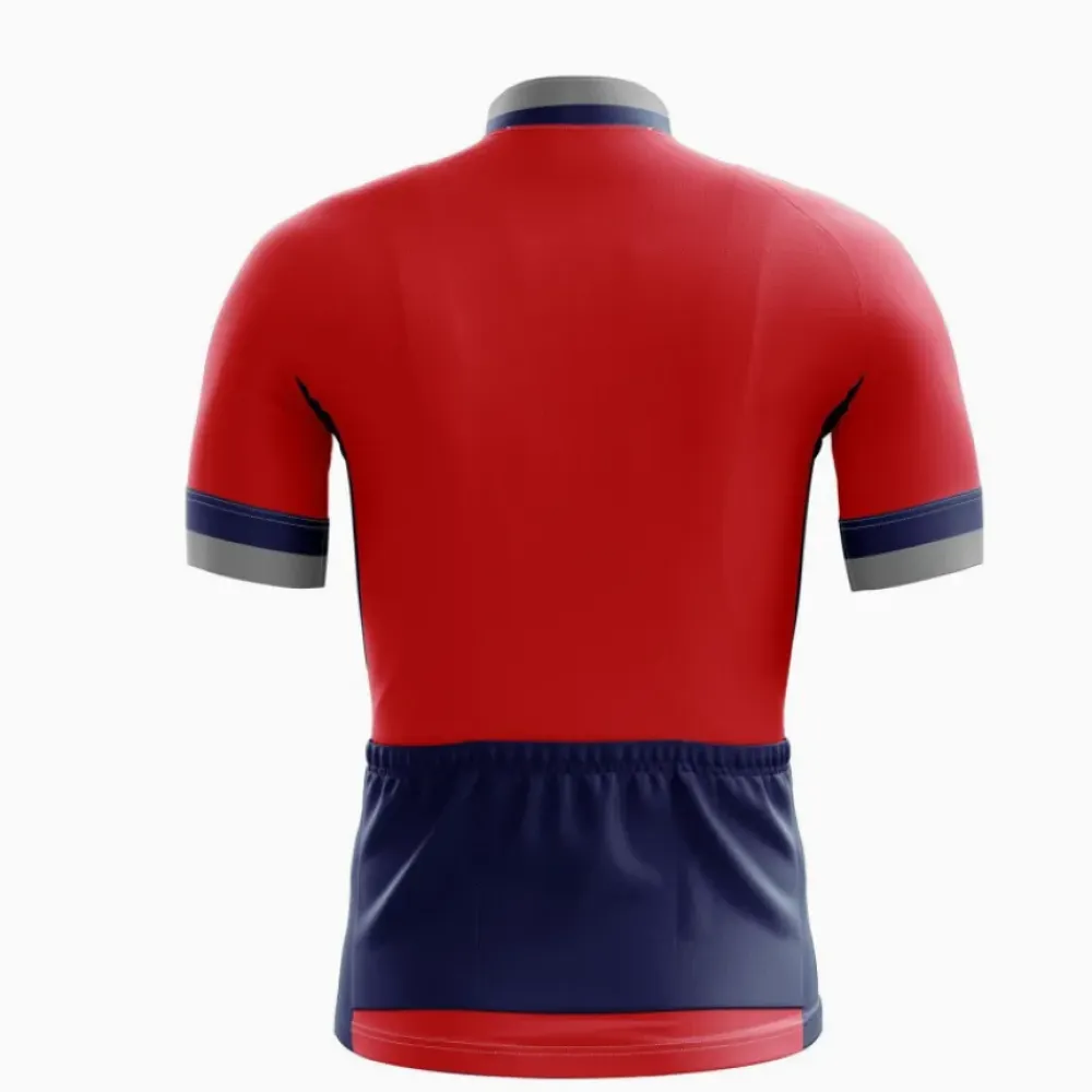 Washington Skyline Cycling Jersey Red/Blue/Grey