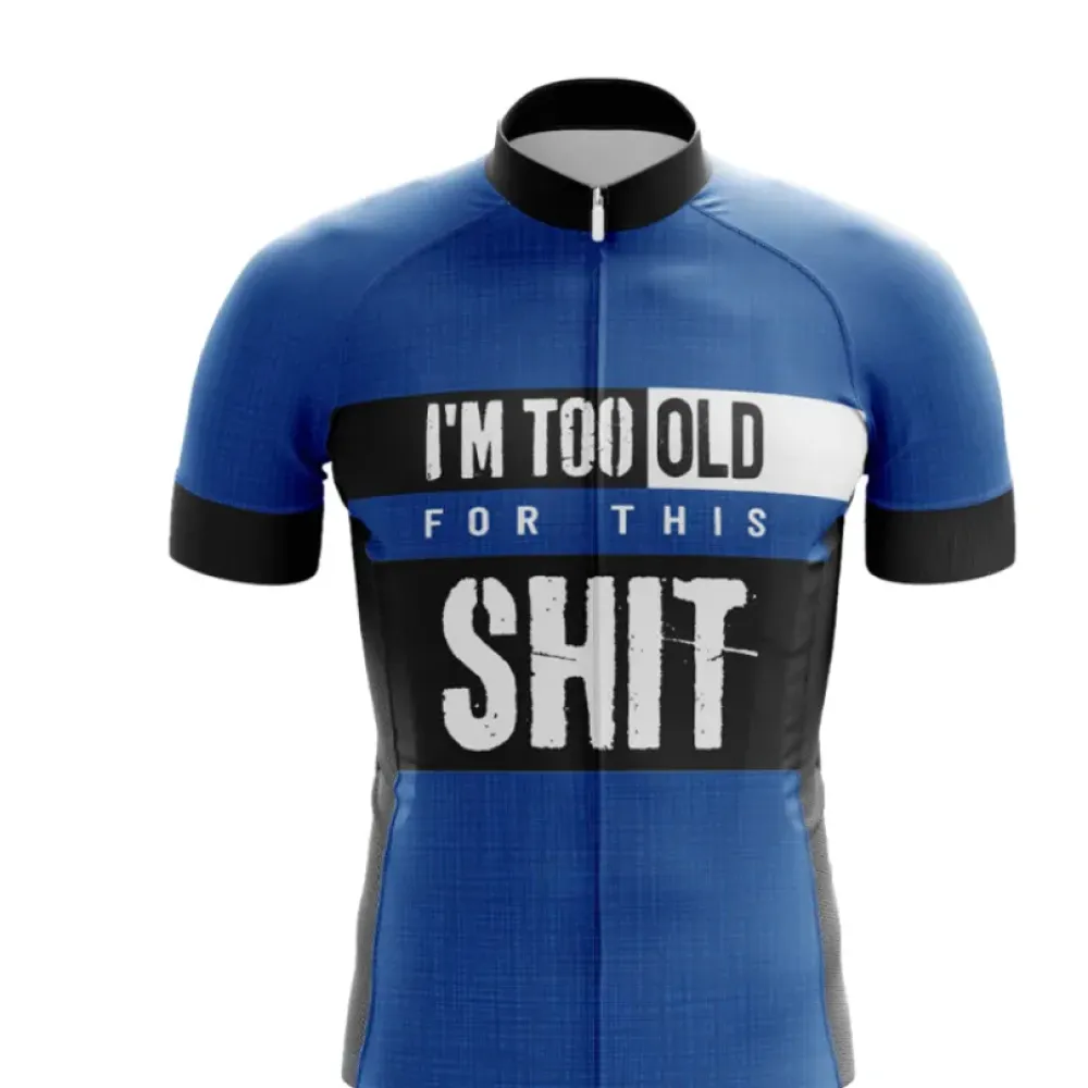 Cycling Jersey Black/White