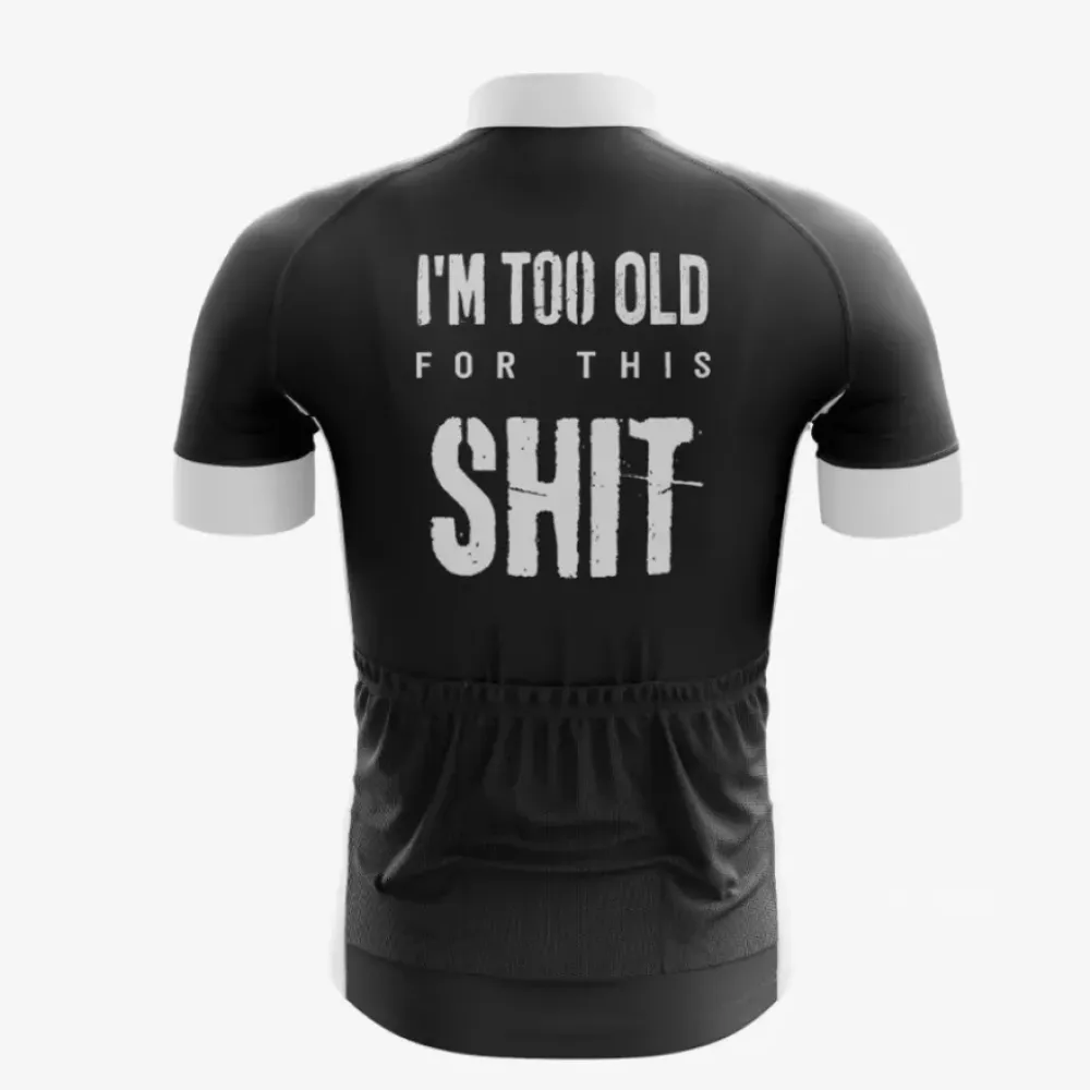 Cycling Jersey Black/White