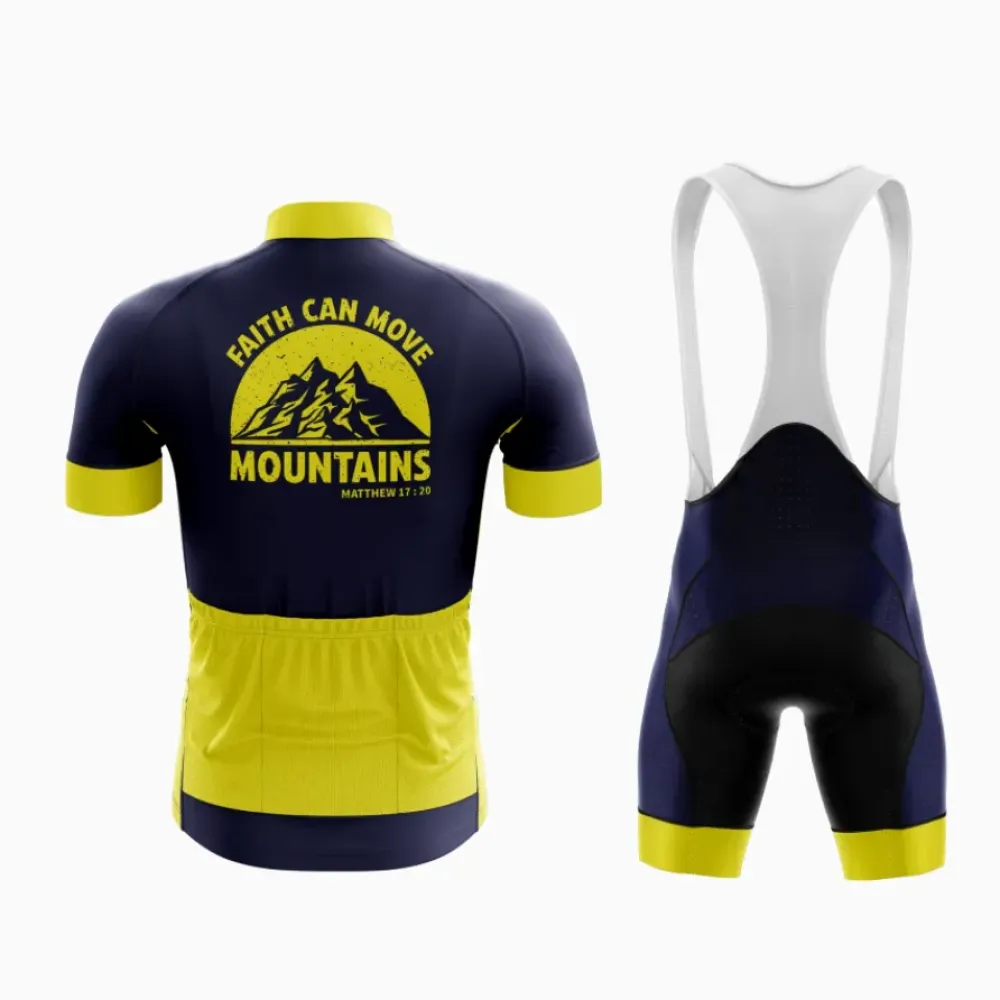 Faithful Rider Bold Cycling Kit Navy/Yellow