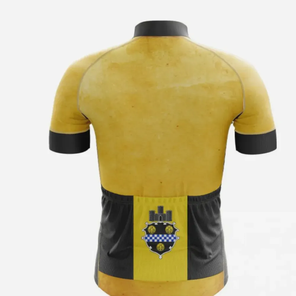 Pittsburgh Cycling Jersey Wings Gold/Black