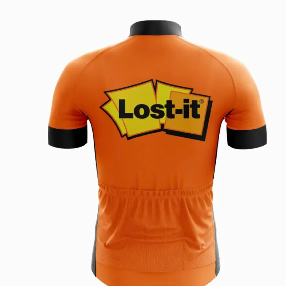 Lost-It Cycling Jersey Orange/Black