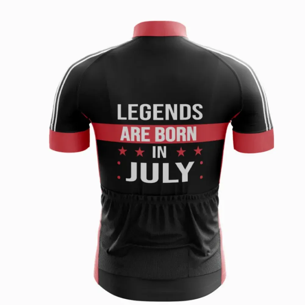 Legends Cycling Jersey Black/Red/White