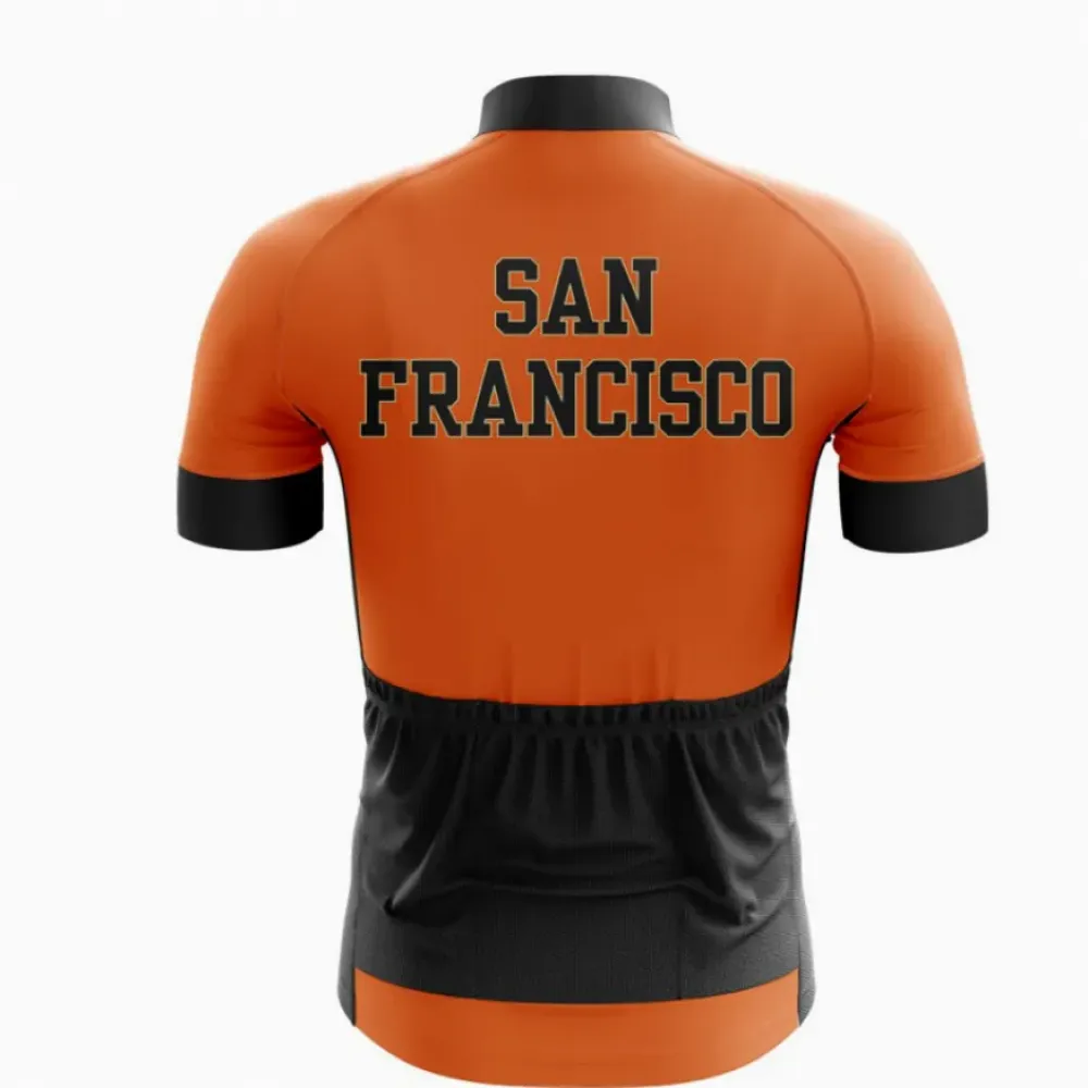 San Francisco Cycling Jersey Orange/Black