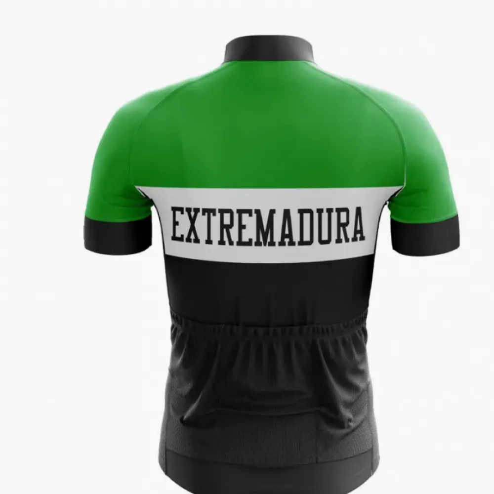 Extremadura Cycling Jersey - Green/Black/White