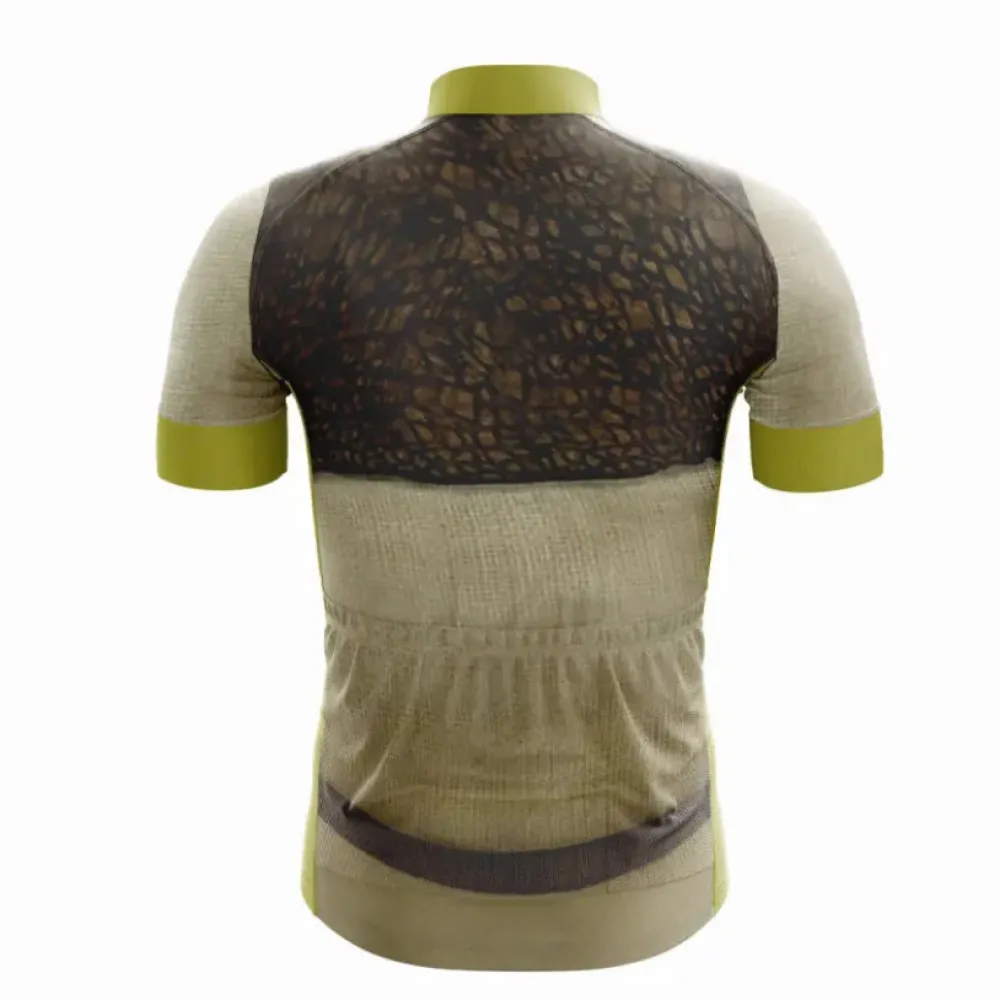 Shrek Design Green Yellow Cycling Jersey