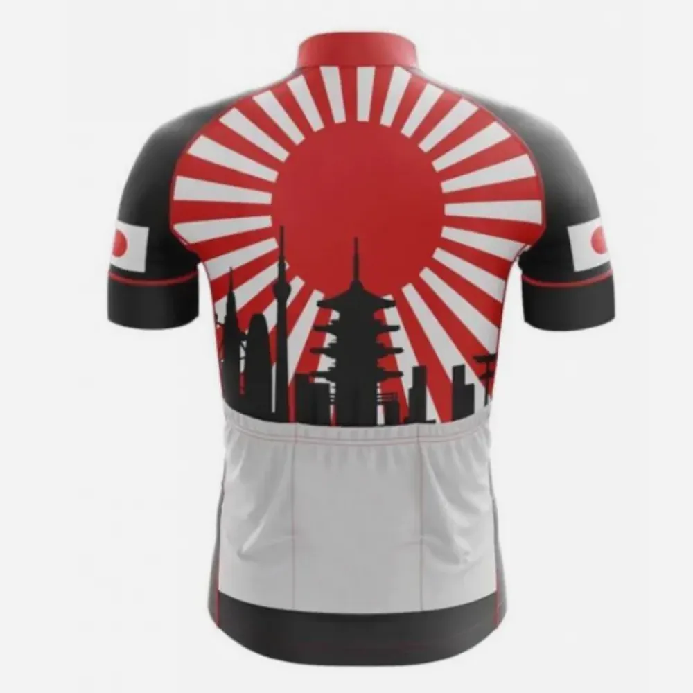 Japan Skyline Cycling Jersey Bold Red/Black/White