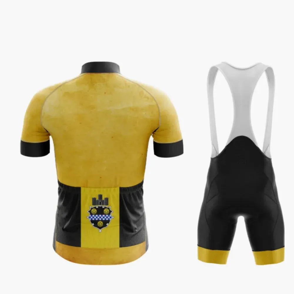 Pittsburgh Cycling Kit Yellow/Black/Gold