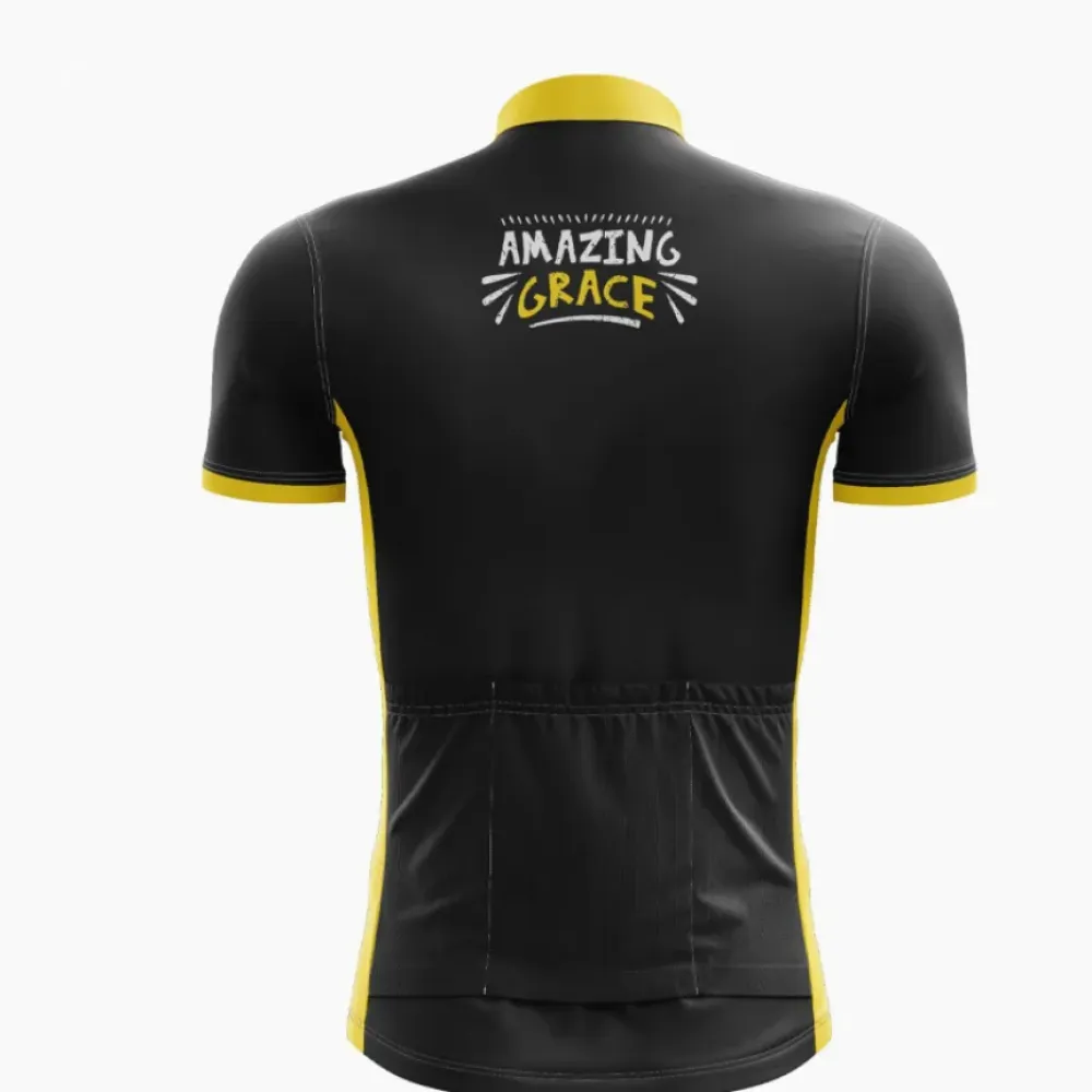 Amazing Grace Cycling Jersey Black/Yellow