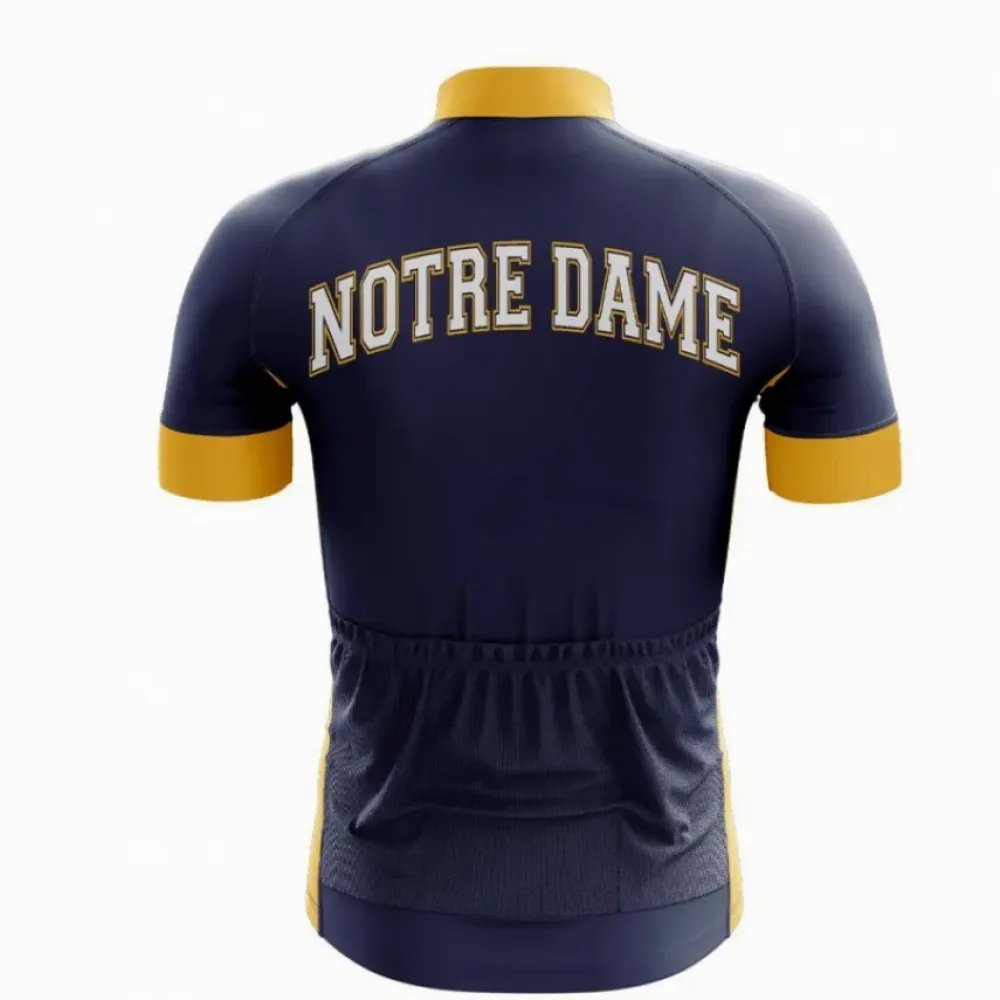 Notre Dame Cycling Jersey Navy/Gold/White