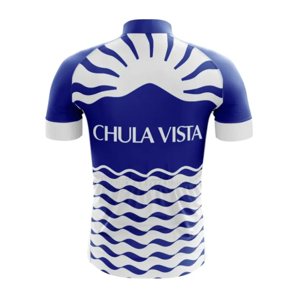 Chula Vista Cycling Jersey Blue/White