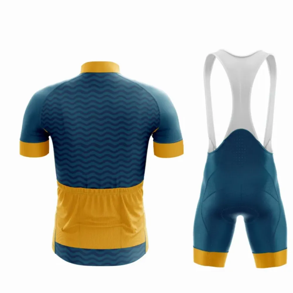 Buffalo Cycling Sports Performance Kit Blue/Gold/White
