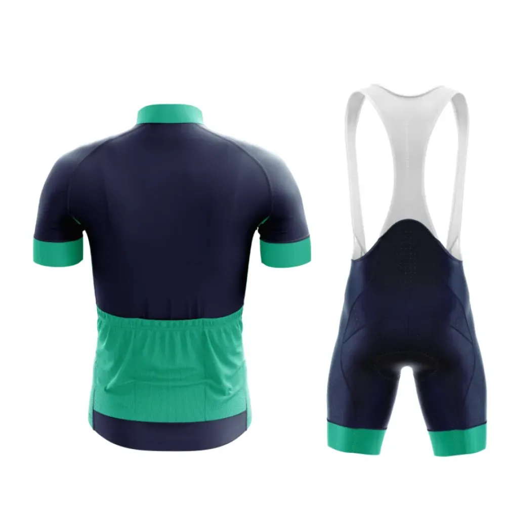Faith Over Fear Cycling Kit Navy/Green/White
