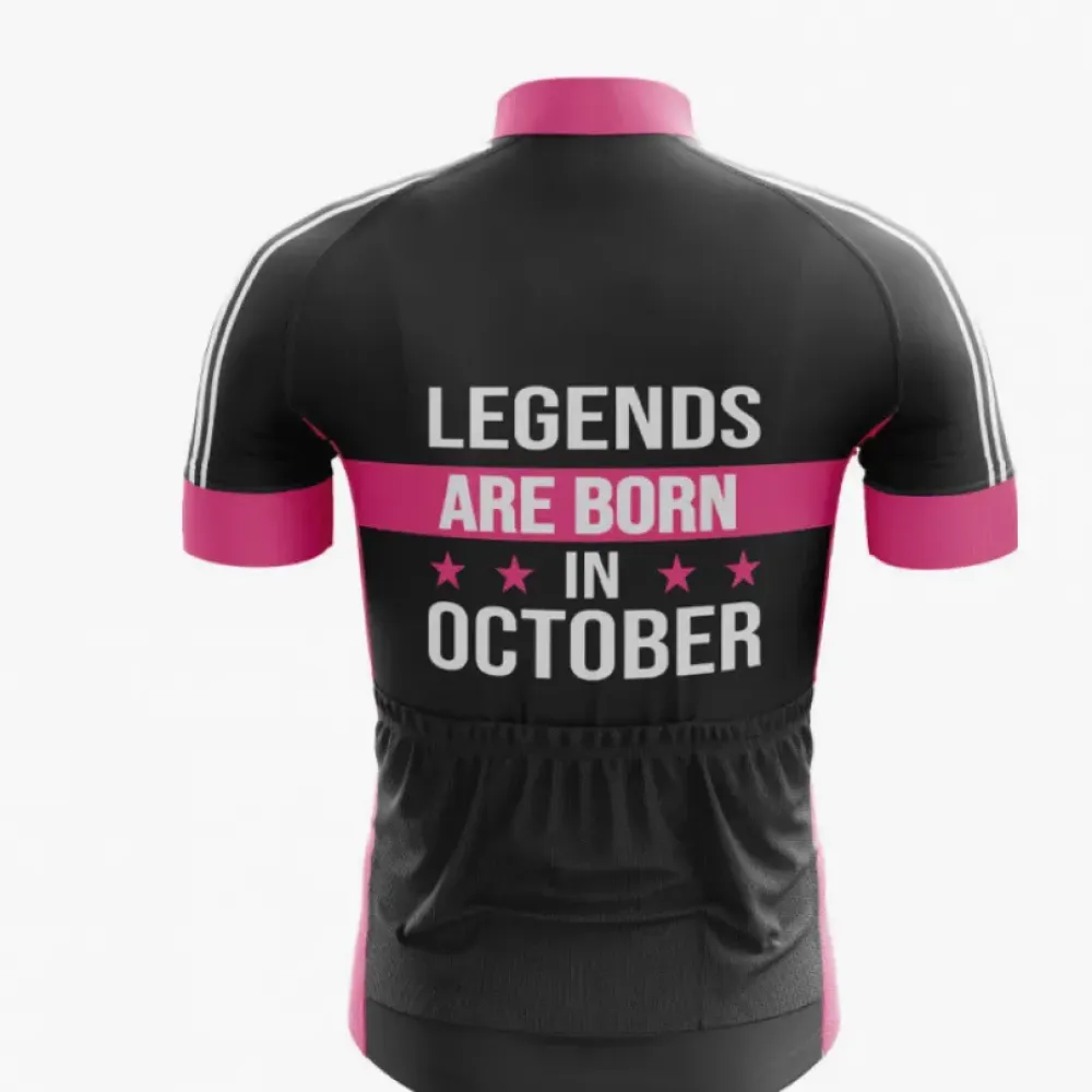 Legends Cycling Jersey Black/Pink/White