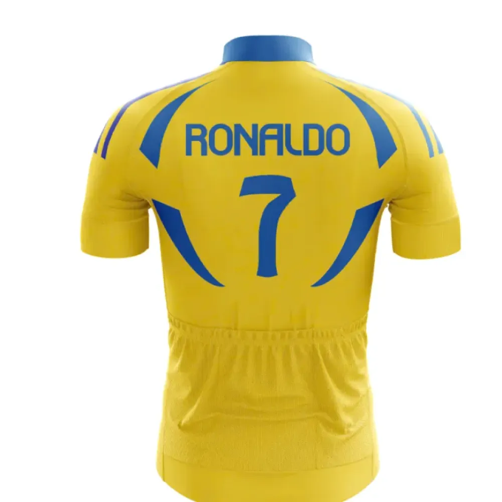 FVKD Cycling Jersey Yellow/Blue