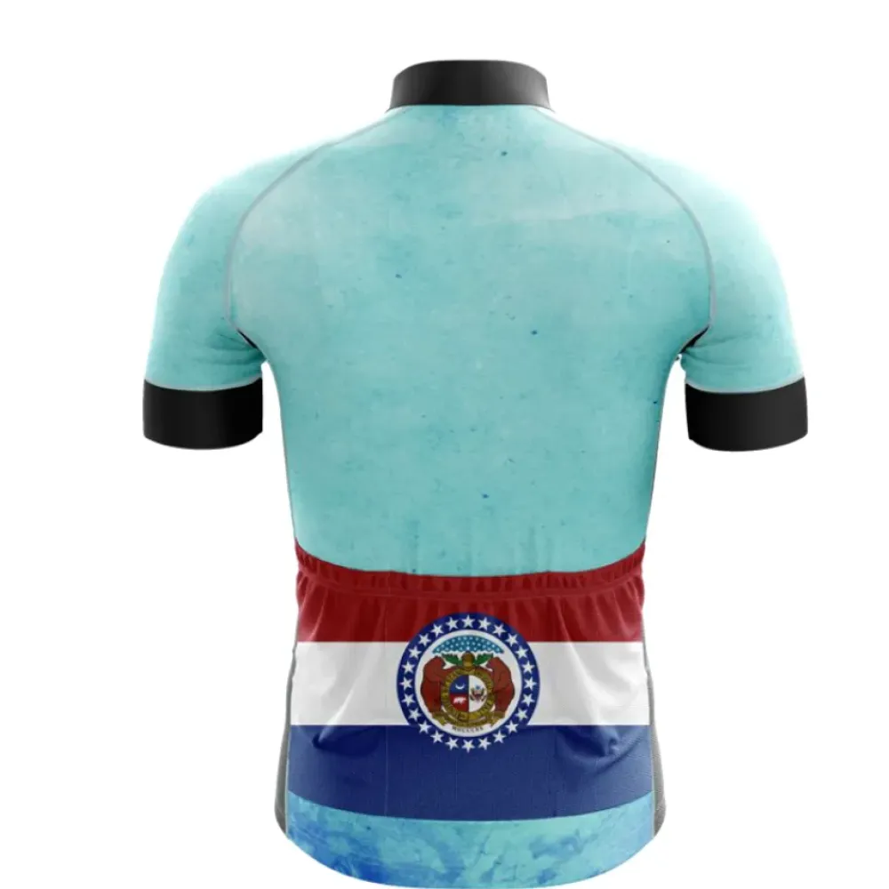 Missouri State Cycling Jersey Blue/Red/White