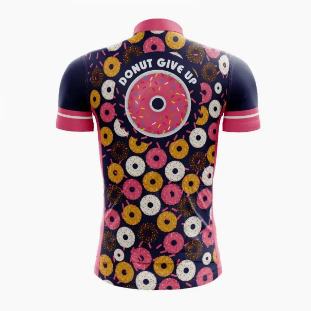Donut Give Up Cycling Set Pink/Black/Gold
