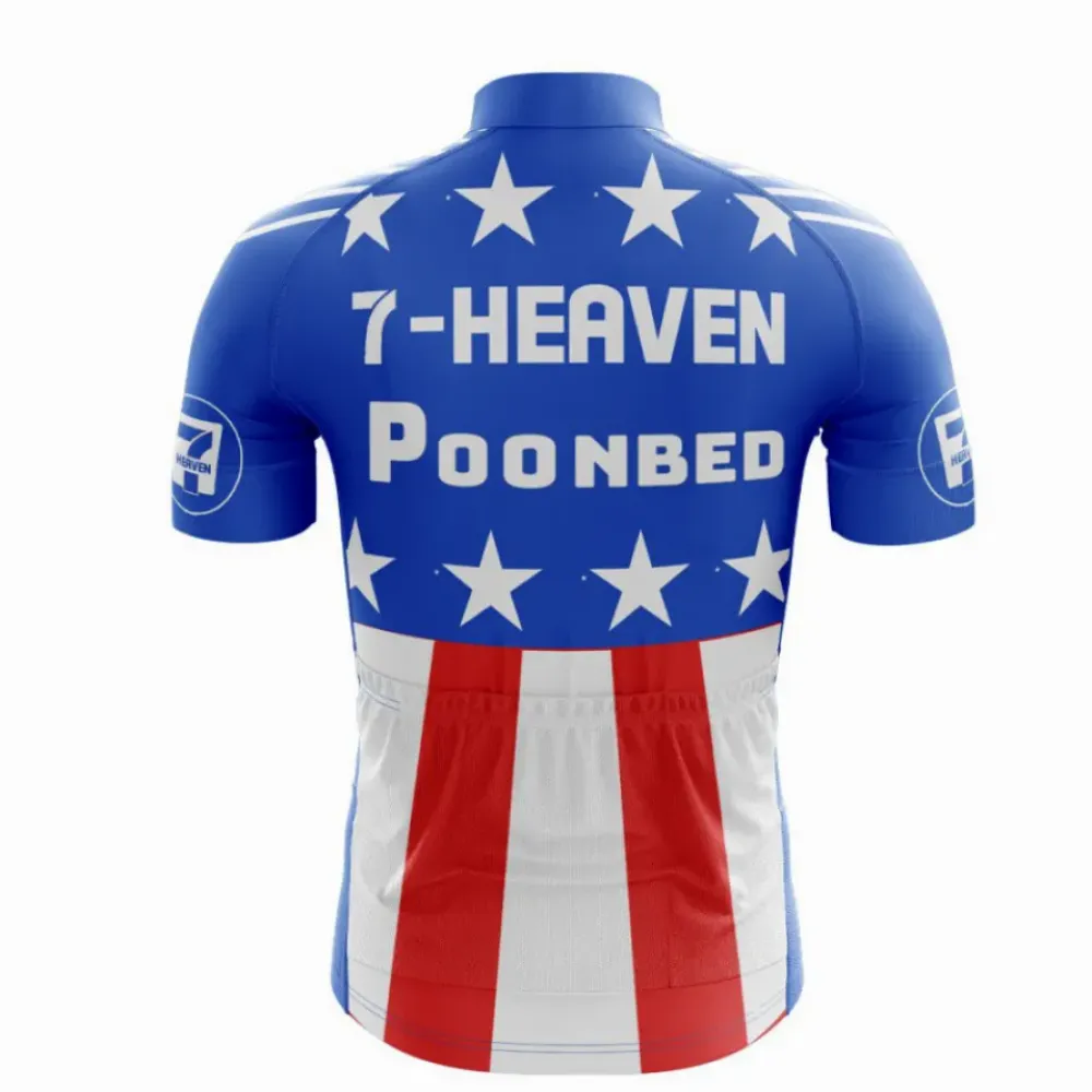 7-Heaven Cycling Jersey Patriotic Blue/Red/White