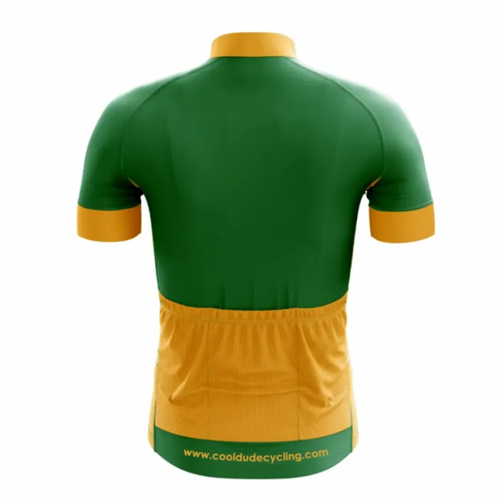 Portland Cycling Jersey Green/Blue/Yellow
