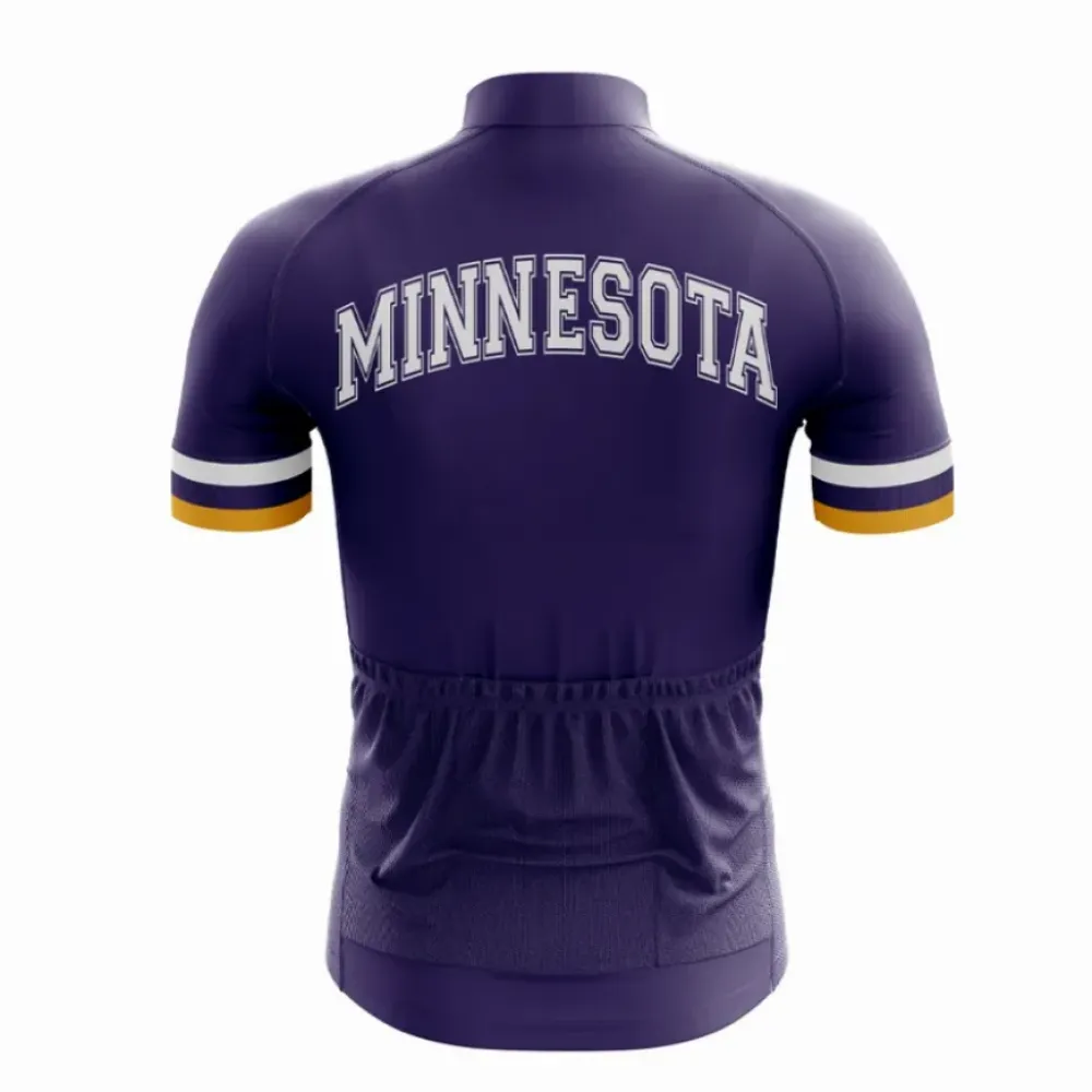 Minnesota Football Cycling Jersey Purple/Gold/White