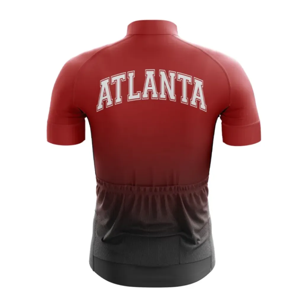 Atlanta Cycling Jersey - Red/Black