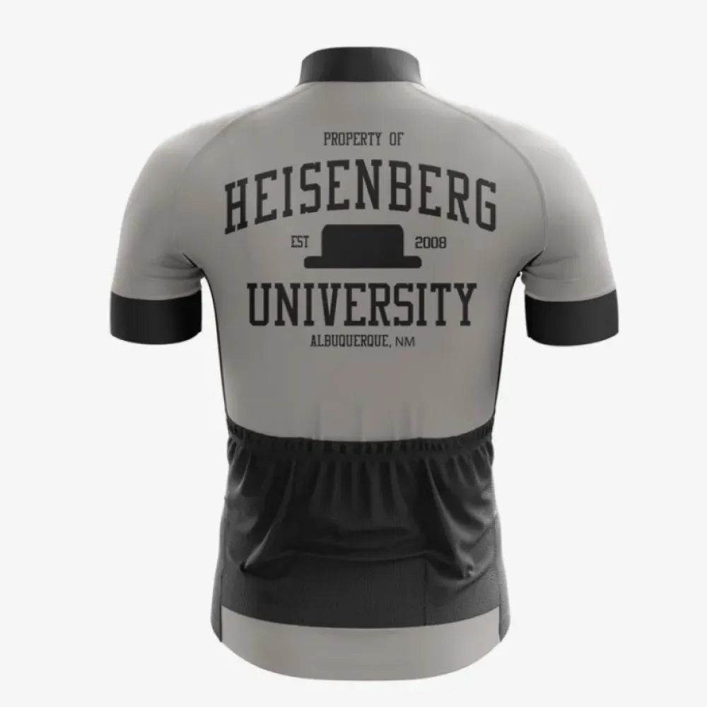 Heisenberg University Cycling Jersey Gray/Black