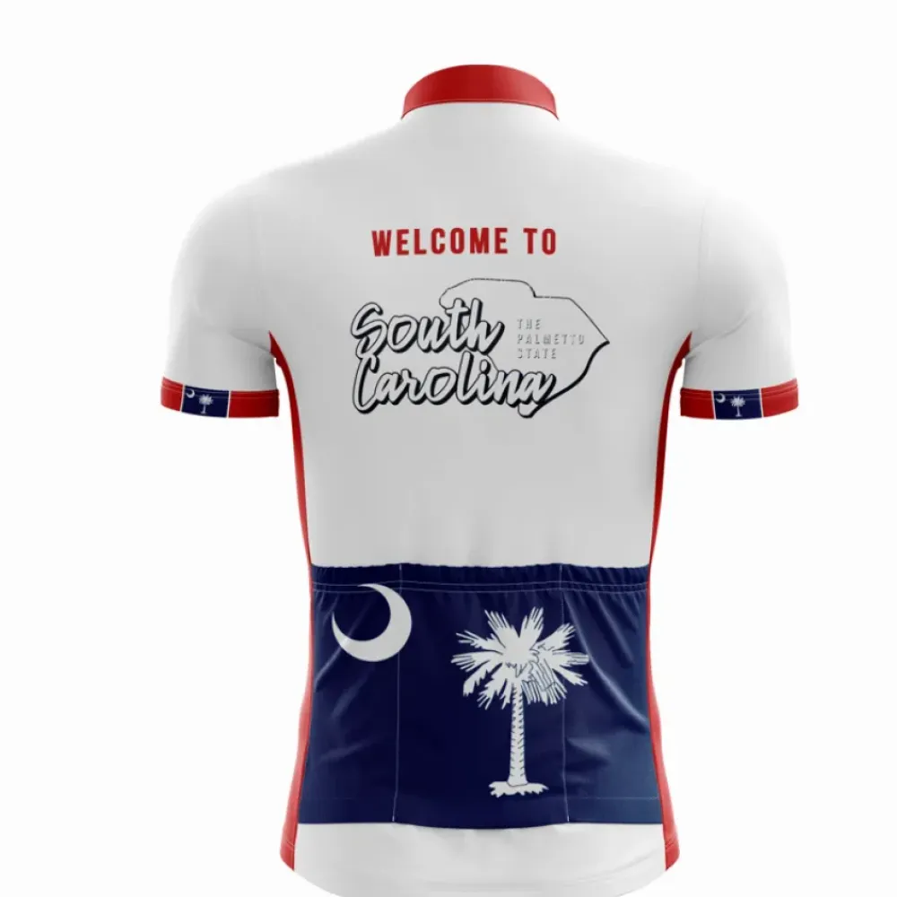 South Carolina Welcome Cycling Jersey Red/White/Blue