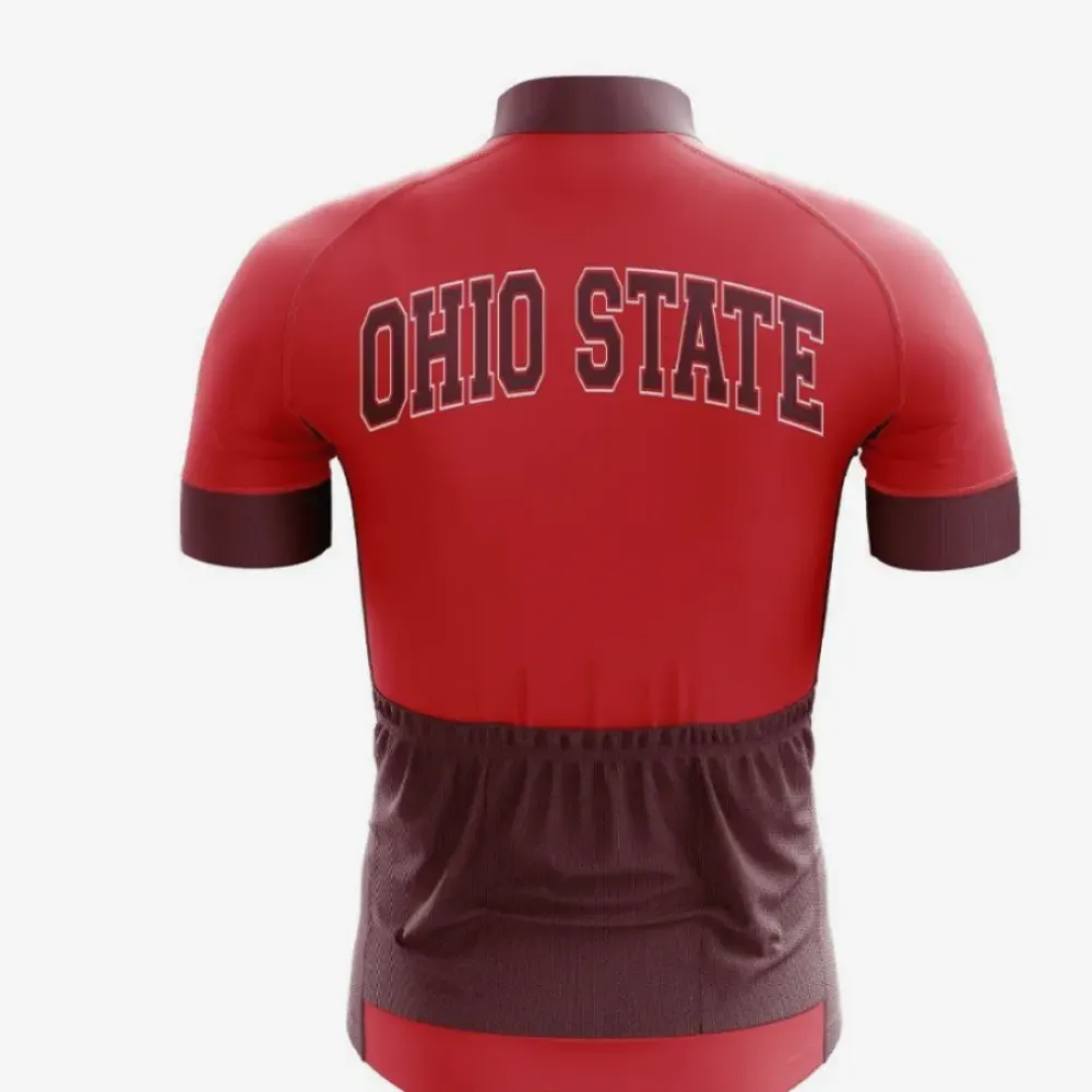 Ohio State Team Cyclist Kit Short Sleeve Red/Black