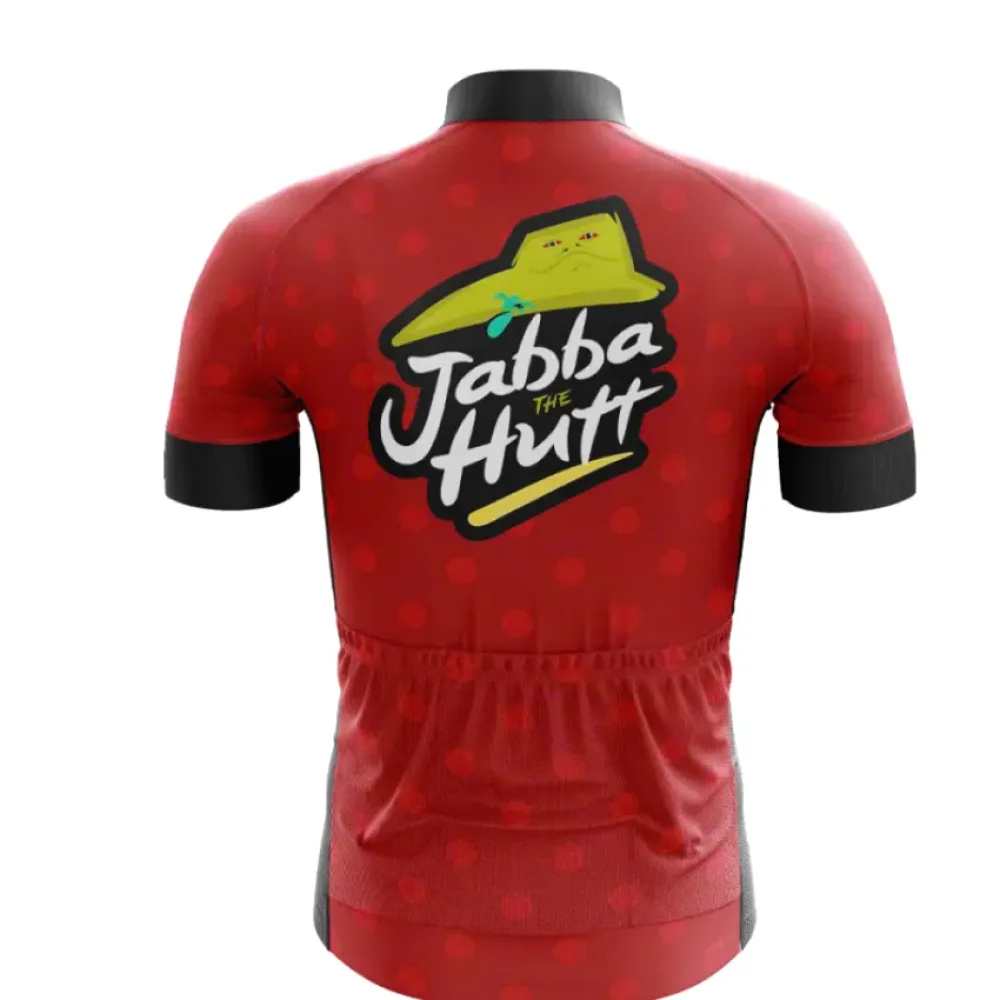 Jabba Hutt Cycling Jersey Polka Dot Red/Black