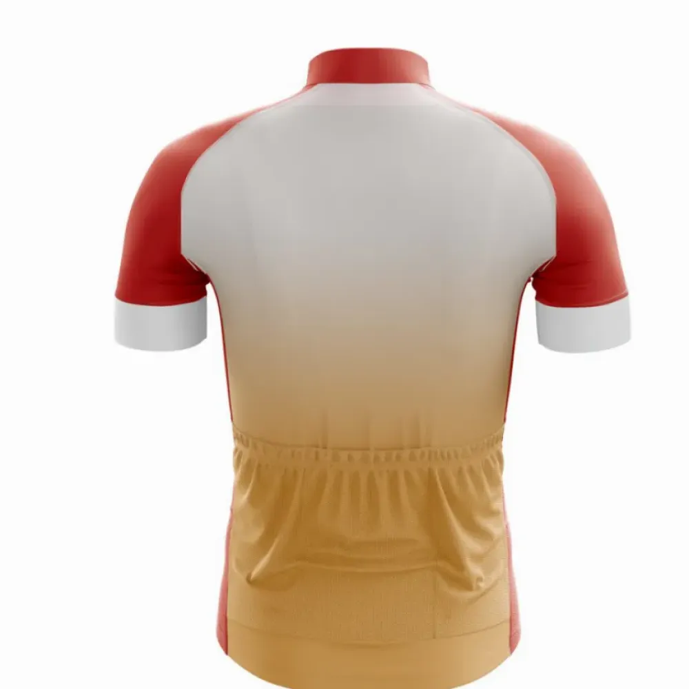 Bruce Lee Fist of Fury Bold Red Cycling Jersey