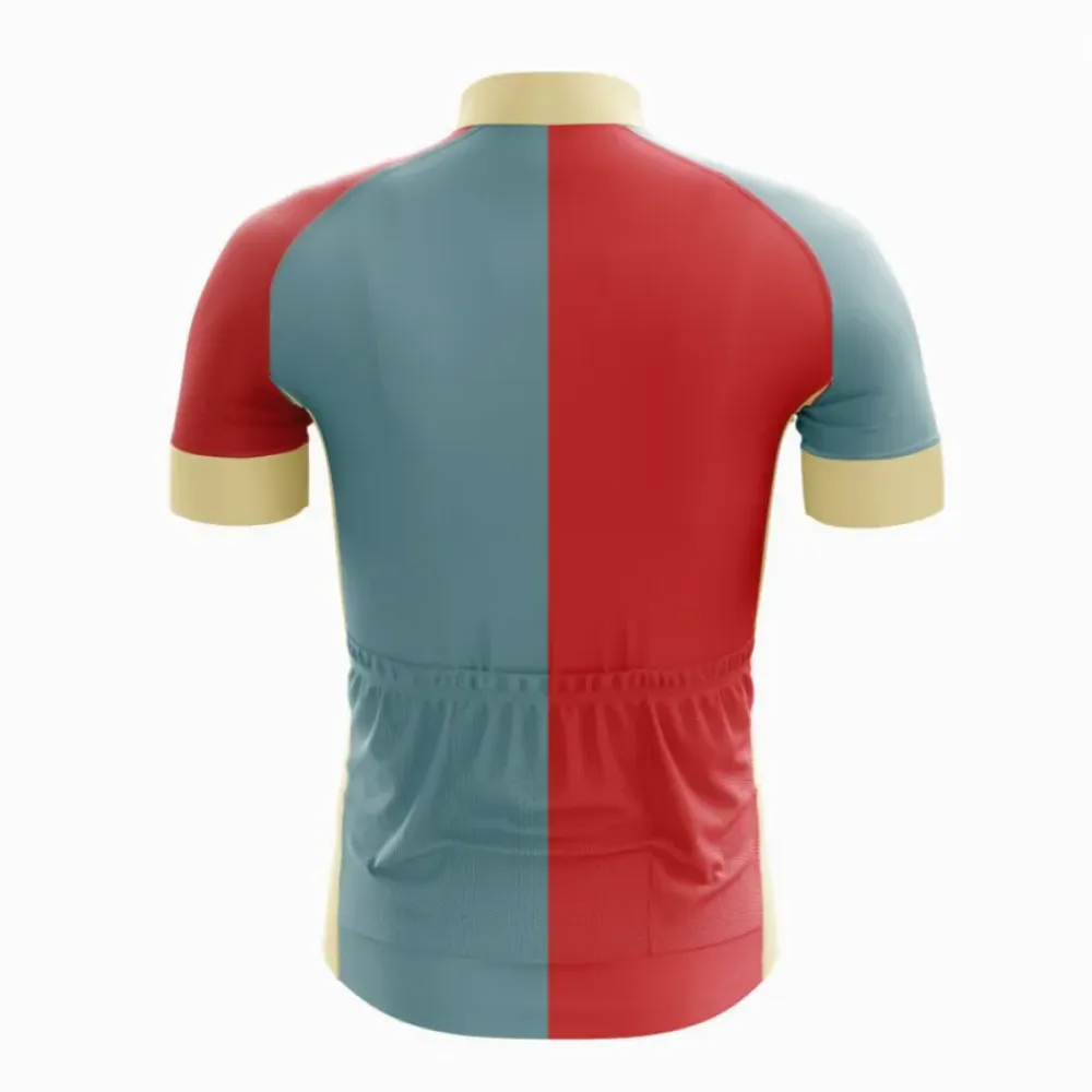 Lennon Cycling Jersey Imagine Red/Blue/Gold
