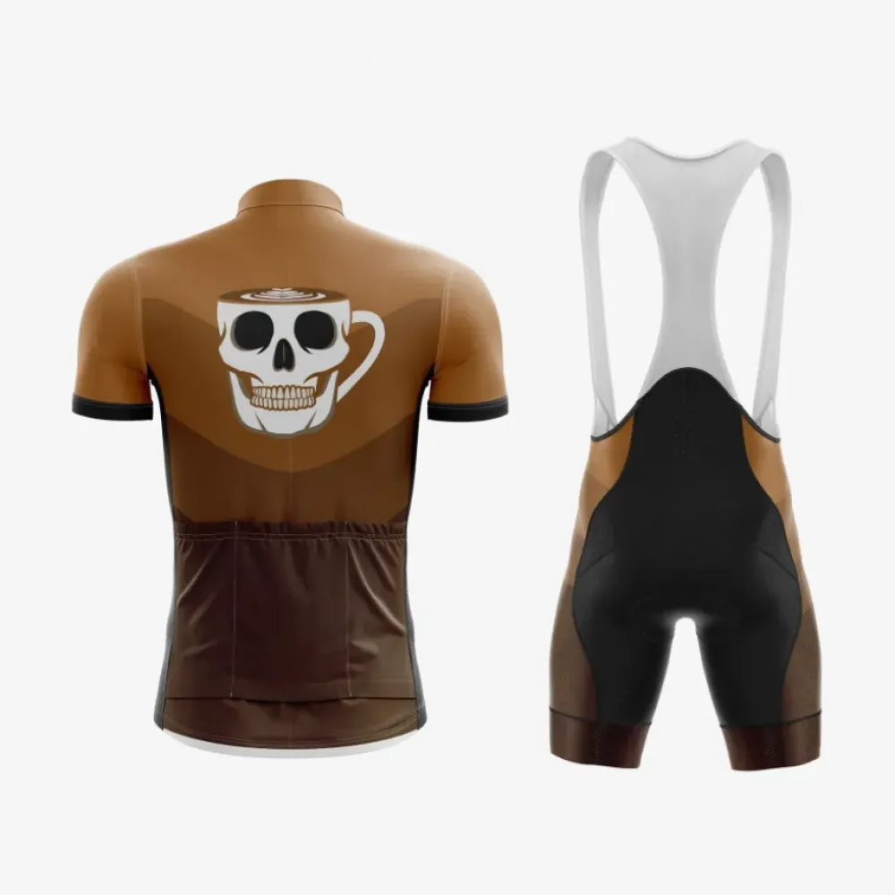 Cycling Kit Brown/Black/Skull