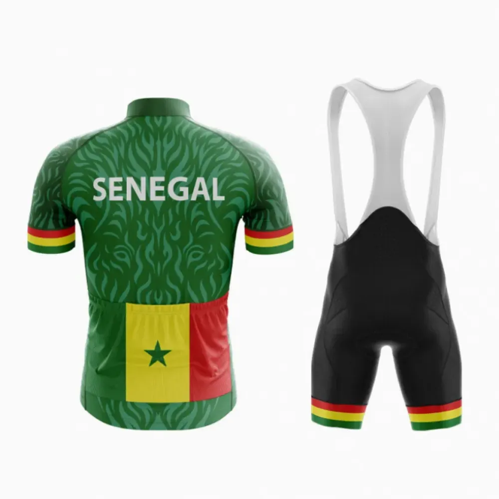 Senegal Cycling Kit Green/Black/Yellow