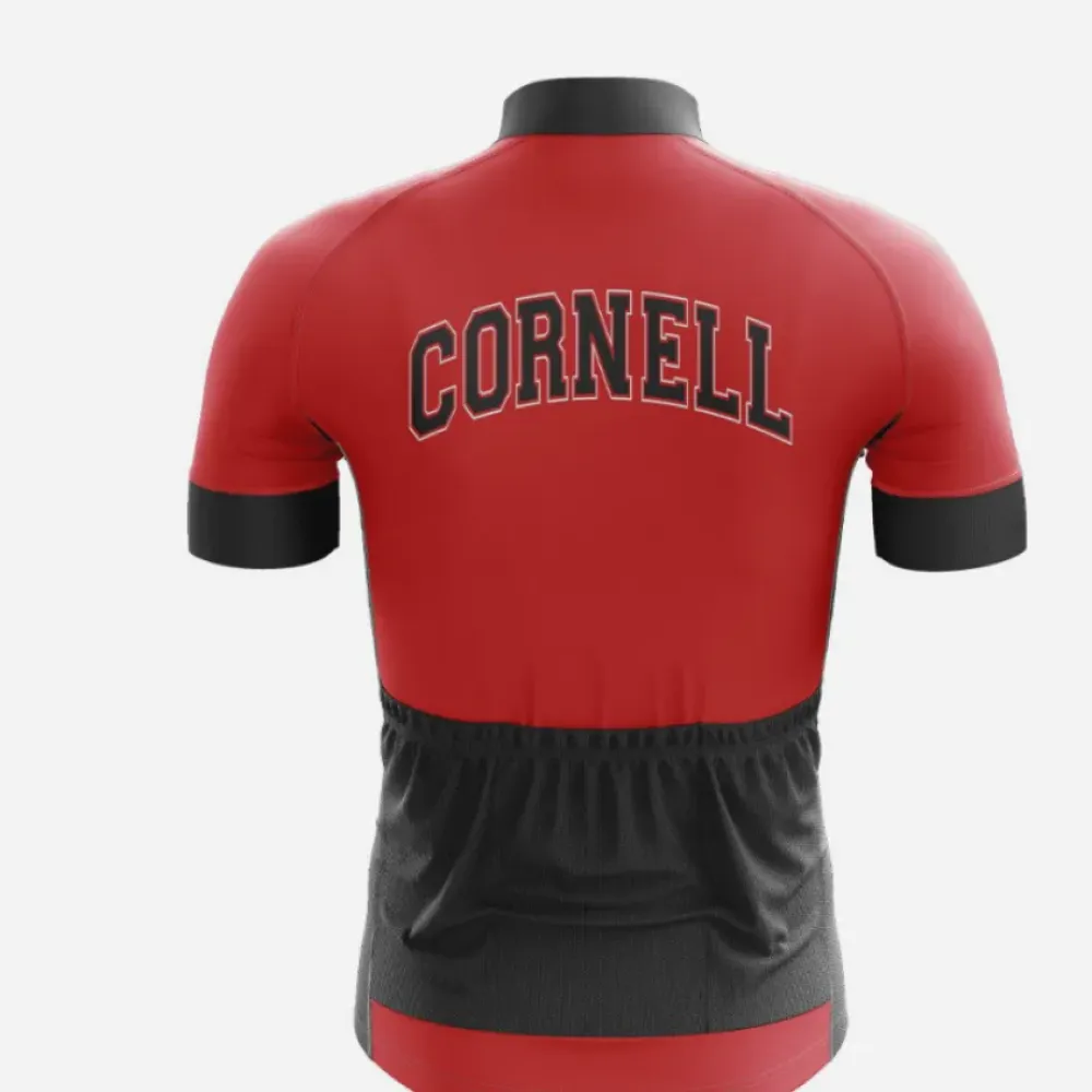 Cornell Cycling Jersey Zipper Red/Black
